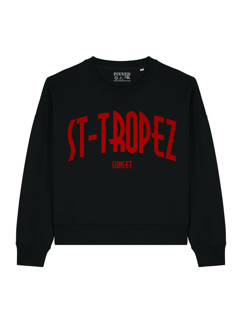 Boxy Sweater St-Tropez Red Velvet